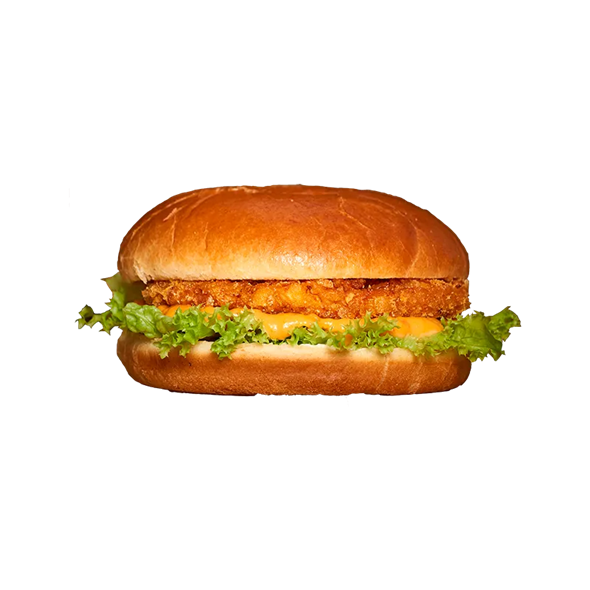 Crispy chicken burger