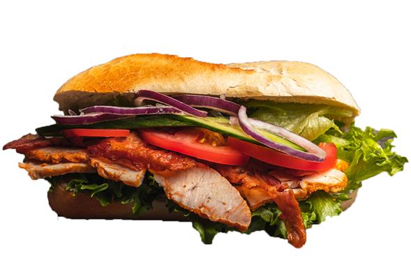 Kylling & bacon sandwich