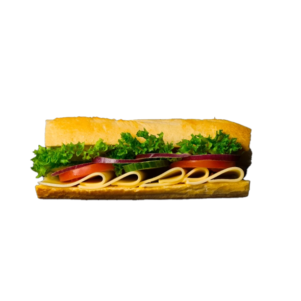 2 x Vegetar m. ost sandwich MENU