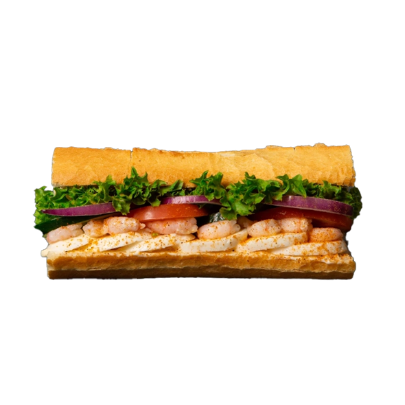 2 x Æg & rejer sandwich MENU